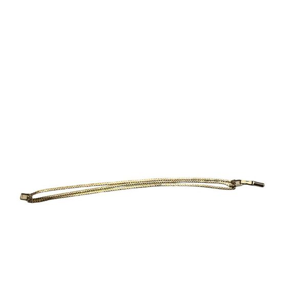 10/$25🦋 Sarah Coventry Triple Strand Serpentine Gold Bracelet - Picture 9 of 16